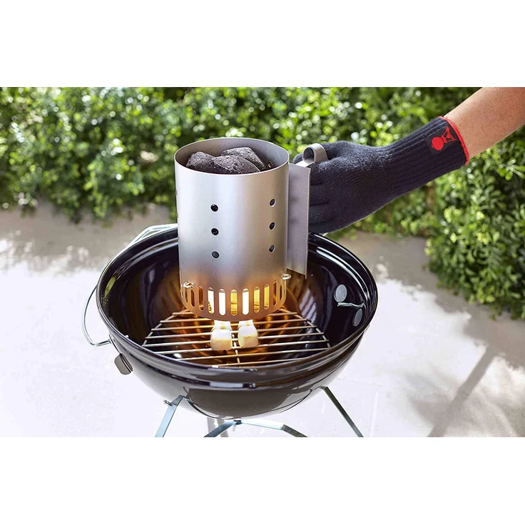 Weber 7447 Kleiner Anzündkamin Rapidfire, Maáe 27 x 20 x 15 cm, Stahl – Bild 3