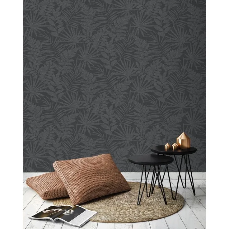 Superfresco Easy - Vliestapete - Fenne - Grau - 10m x 52cm