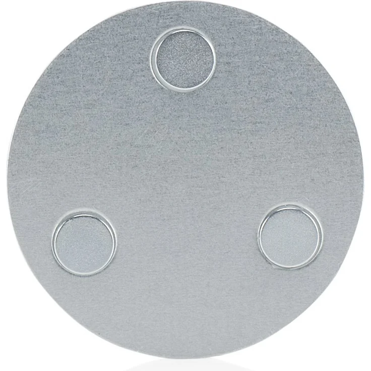 Smartwares RMAG60 Magnetbefestigungsset für Rauchmelder, 6cm Durchmesser, Silber, 6 cm – Bild 3