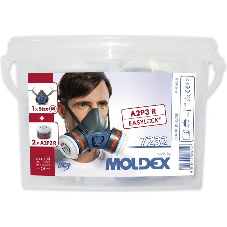 Moldex 7232 Maskenset A2P3 Hälfte Maske M