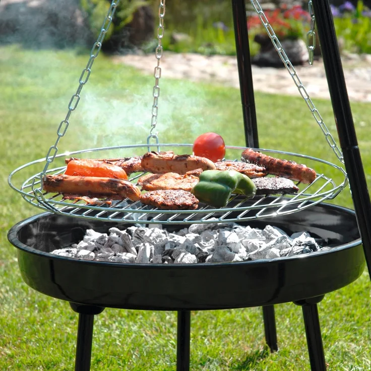 LANDMANN Grillchef Schwenkgrill Tripod BBQ 0543 Classic 3-Bein – Bild 4
