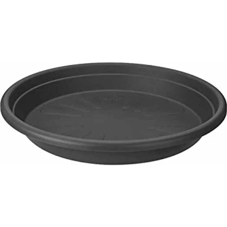 Elho universal rund Untersetzer, Anthrazit, 27 x 27 x 4 cm