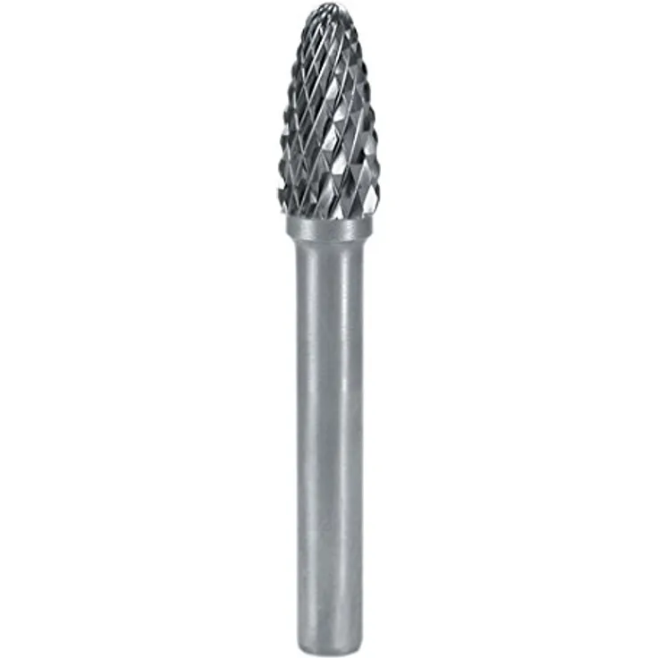 Ruko 116031 Hartmetall-Frässtifte HM Form F Rundbogen (RBF) 8,0 mm
