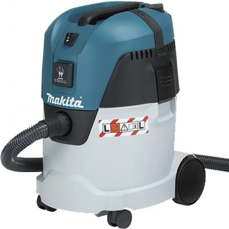 Makita VC2512L Werkstattsauger Beutel 25 Liter 1000 Watt 8 kg geeignet für Hartboden, Außenbereich