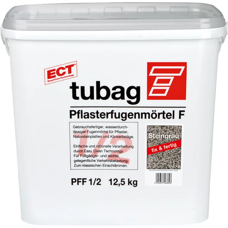 tubag Pflasterfugenmörtel PFF Steingrau 12,5kg Eimer