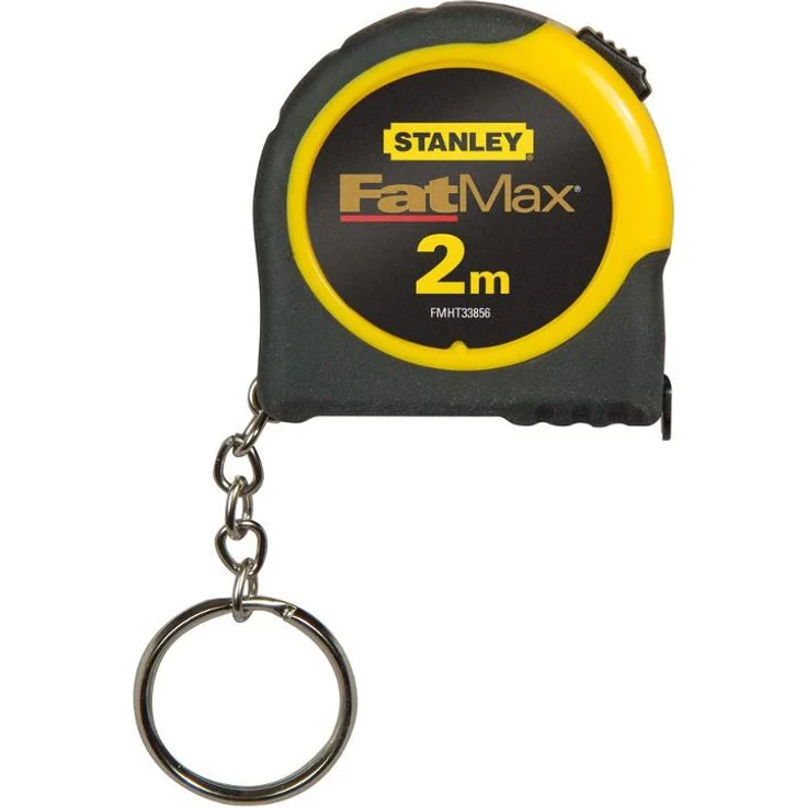 Stanley FatMax Bandmass Powerlock (2 m mit Schlüsselring, automatischer Bandrücklauf, Fetsstellmechanismus) FMHT0-33856 – Bild 1