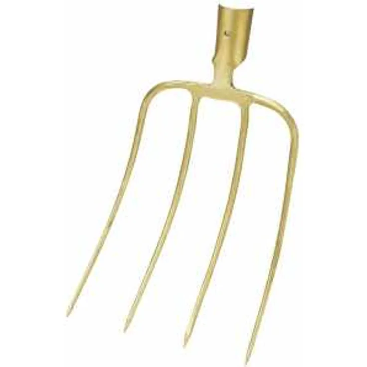 IDEAL-Dunggabel, gold, Dülle, Nordstellung, ohne Stiel