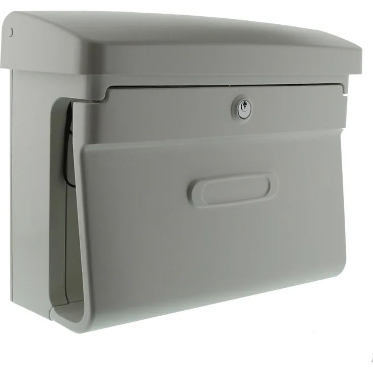 BURG-WÄCHTER, Briefkasten in Matt-Optik, A4 Einwurf-Format, Kunststoff, Bremen 885 W, Weiß