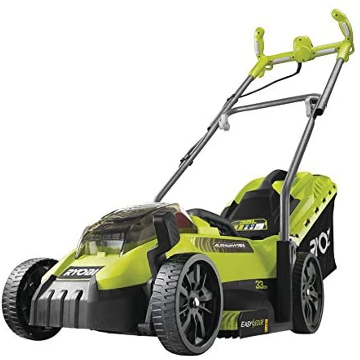 Ryobi Akku-Rasenmäher RLM18X33B40, 18Volt, grün-schwarz, Li-Ionen Akku 4,0Ah, 33 cm Schnittbreite – Bild 3