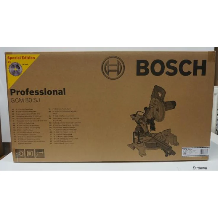 Bosch 80 GCM SJ Kapp-- Gehrunssäge mit 2 Sägeblättern – Bild 1