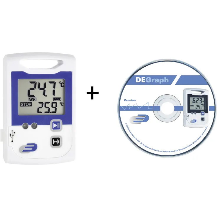 Dostmann electronic LOG100 CRYO Set Temperatur-Datenlogger Messgröße Temperatur -30 bis 70°C
