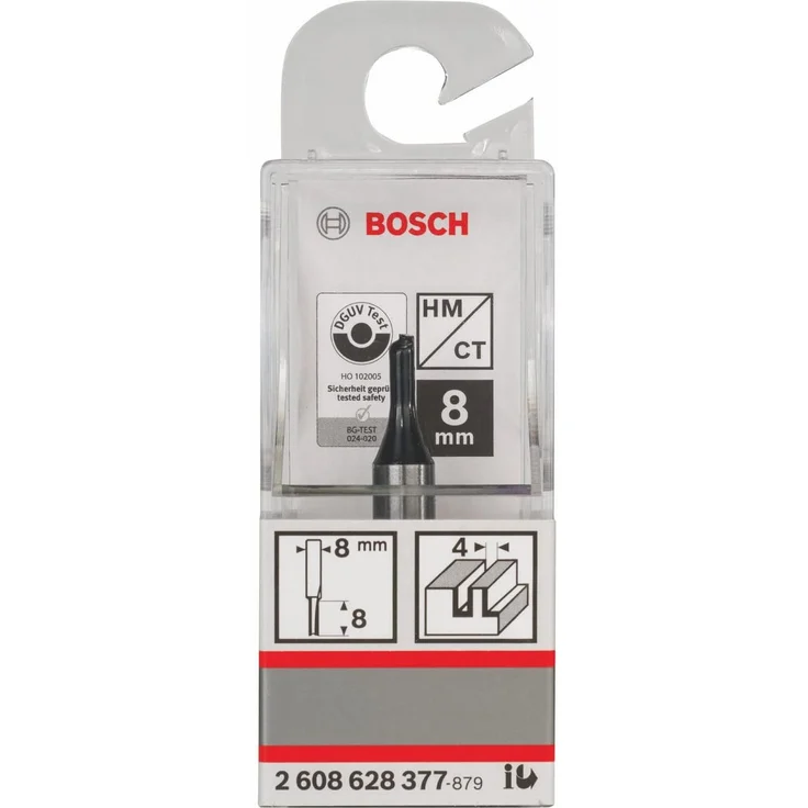 Bosch Professional Nutfräser Standard for Wood (für Holz, Ø 4 mm, Arbeitslänge 8 mm, Zubehör Handfräse) – Bild 3