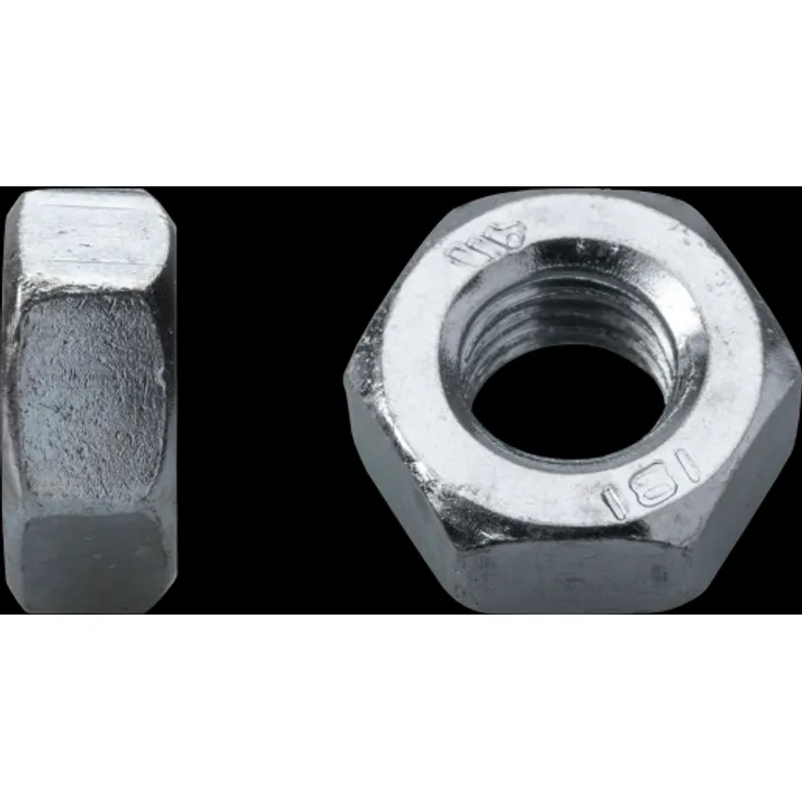 Dresselhaus, Sechskantmuttern Kl.8 , galv. verzinkt, DIN 934 - Größe: 10 mm - Menge: 100 Stück