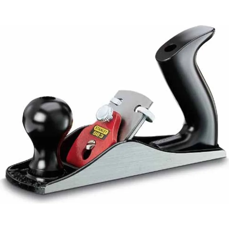 Stanley Putzhobel (eisenbreite 44 mm, glatte Sohle, zwei Klemmschrauben) 1-12-033