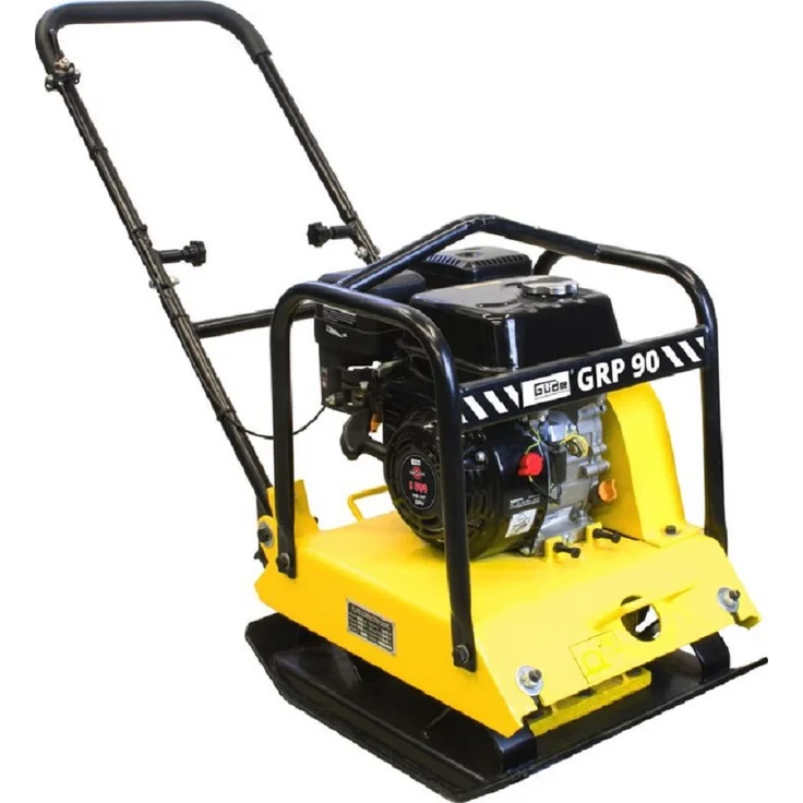 55538 Güde RÜTTELPLATTE GRP 90 + Gummimatte& Fahrwerk 5,5 PS – Bild 1