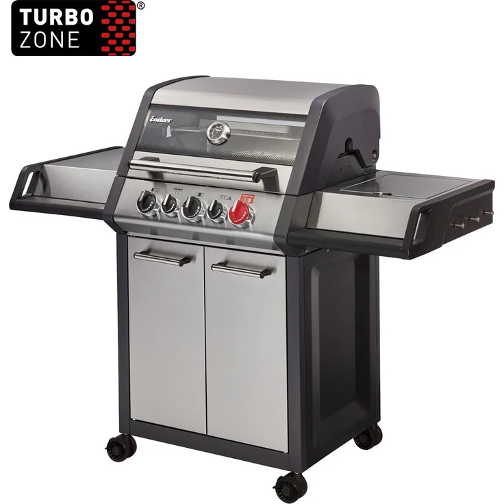 Enders Monroe Pro 3 SKI Turbo Monroe Gasgrill, direktes Grillen, indirektes Grillen, Piezozündung, Grillfläche 62 x 43 cm, 118,5 x 143,5 x 58 cm – Bild 1