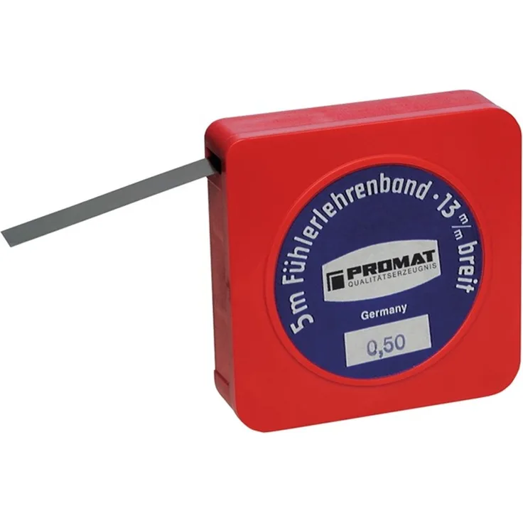 Promat Fühlerlehrenband S.0,06mm L.5 m B.13mm