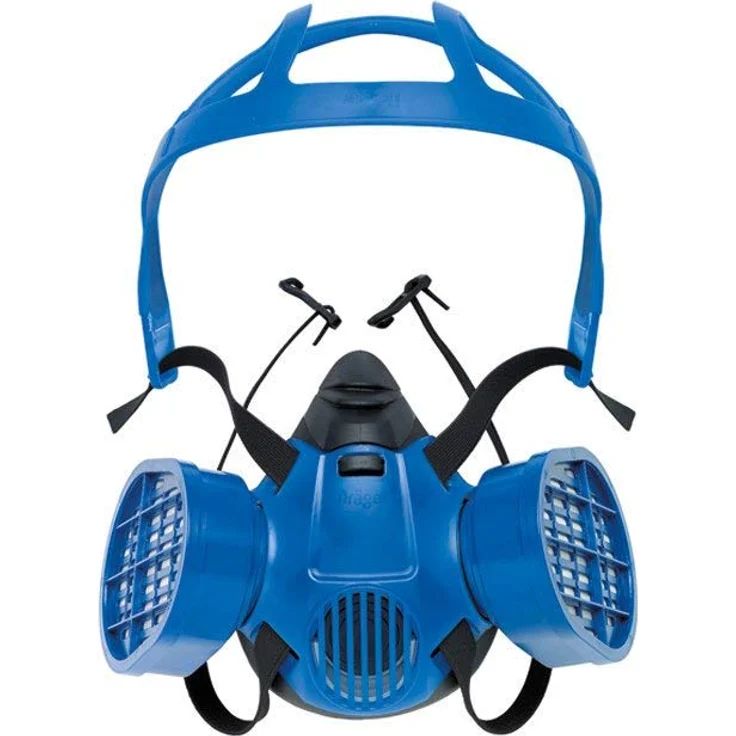 Dräger X-plore 3500 Halbmaske , Gr. L , Mehrweg Atemschutz-Maske für den Einsatz mit wechselbaren Bajonettfiltern