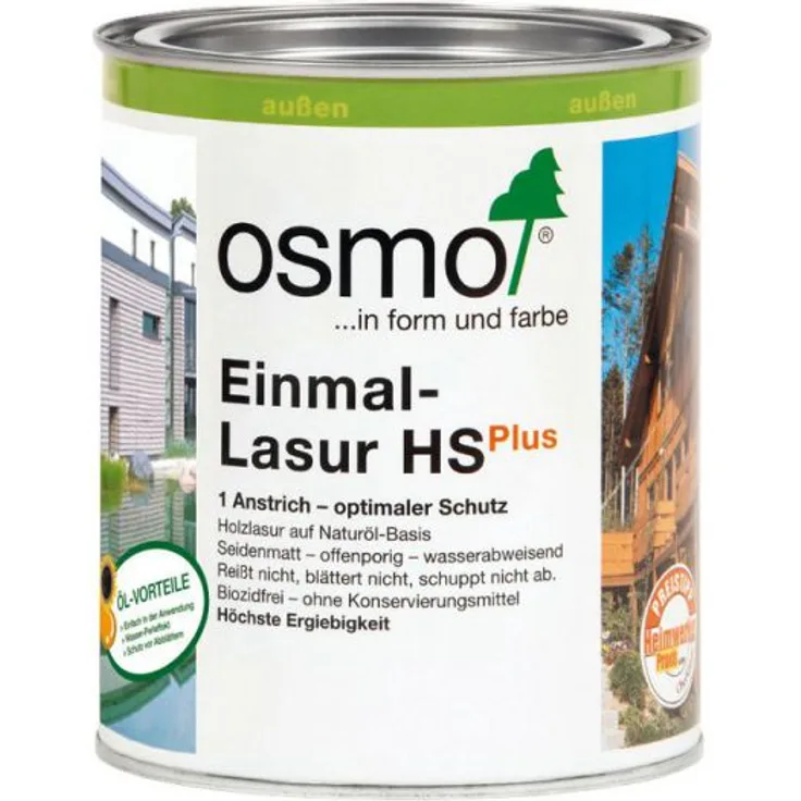 Osmo Einmal-Lasur HS Plus Nussbaum 0,75 l - 11101360