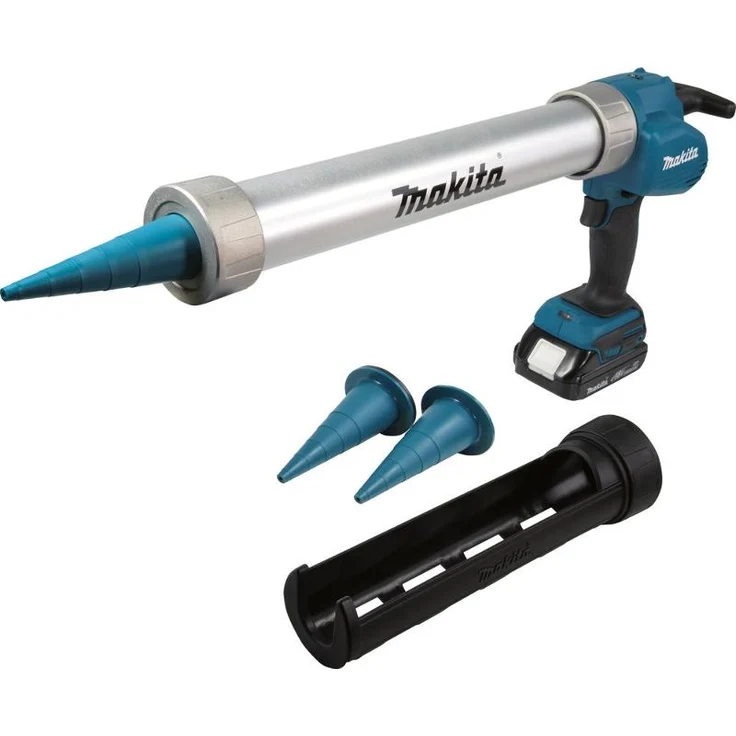 Makita Akku-Kartuschenpistole, (18 V-1,5 Ah inklusive Beutelhalter 600 ml), DCG180RYEX – Bild 1