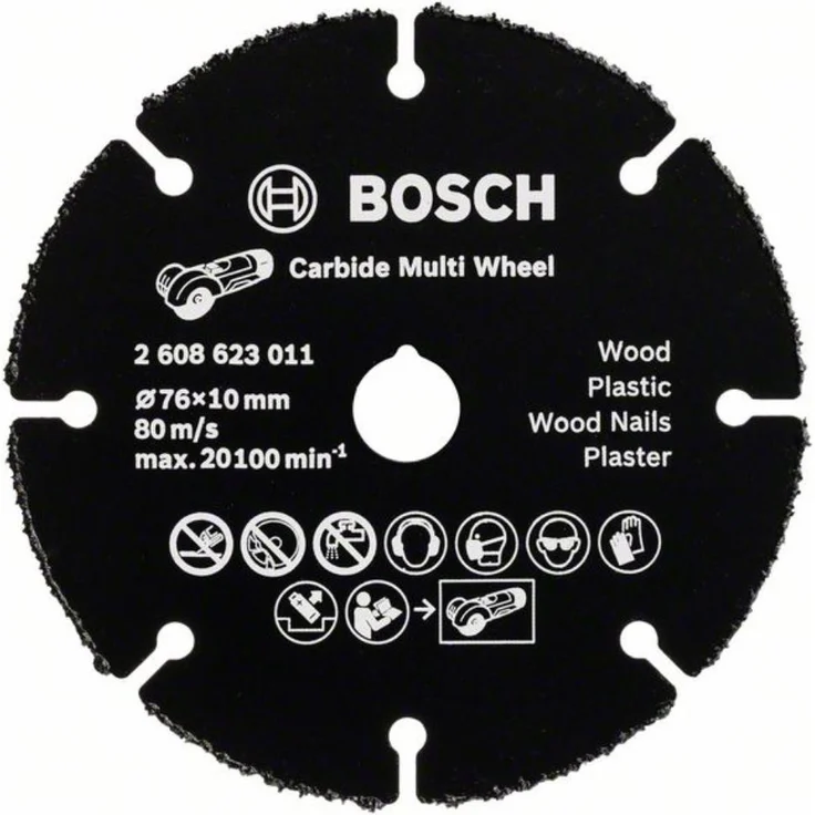 Bosch Professional Trennscheibe Multi Wheel (für Winkelschleifer, Scheibendurchmesser 76 mm) – Bild 1