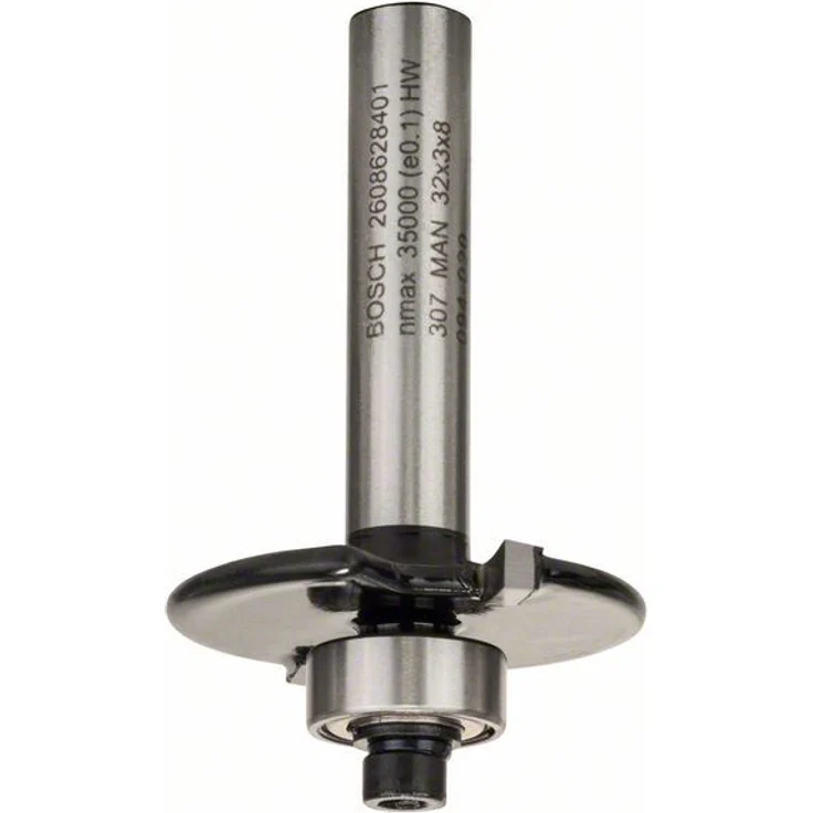 Bosch Professional Zubehör 2 608 628 401 Scheibennutfräser 8 mm, D1 32 mm, L 3 mm, G 51 mm – Bild 2