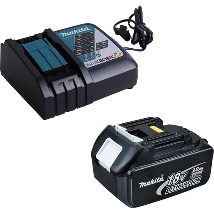 Makita Energy Kit 191A24-4 BL1830B und DC18RC Akku und Schnellladegerät 18 V 3 Ah – Bild 1