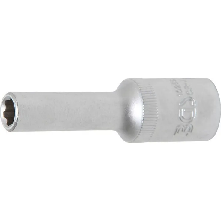 BGS 10268 Steckschlüssel-Einsatz Super Lock, tief 12,5 mm (1-2'') SW 8 mm lang Wellenprofil CV-Stahl