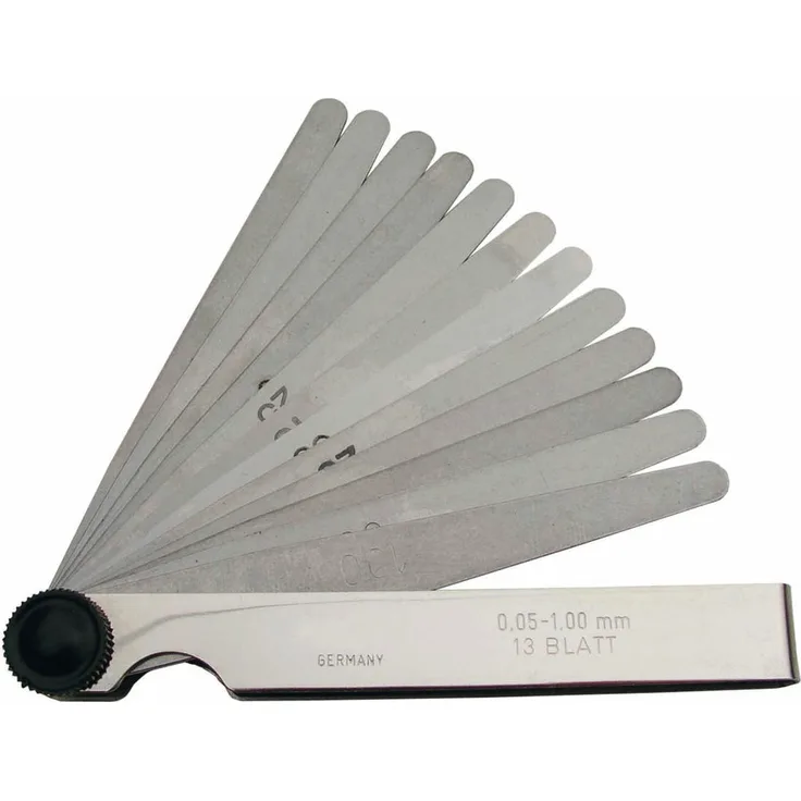 Dönges Fühlerlehre, 26 Blätter, 0,03 - 1,00 mm