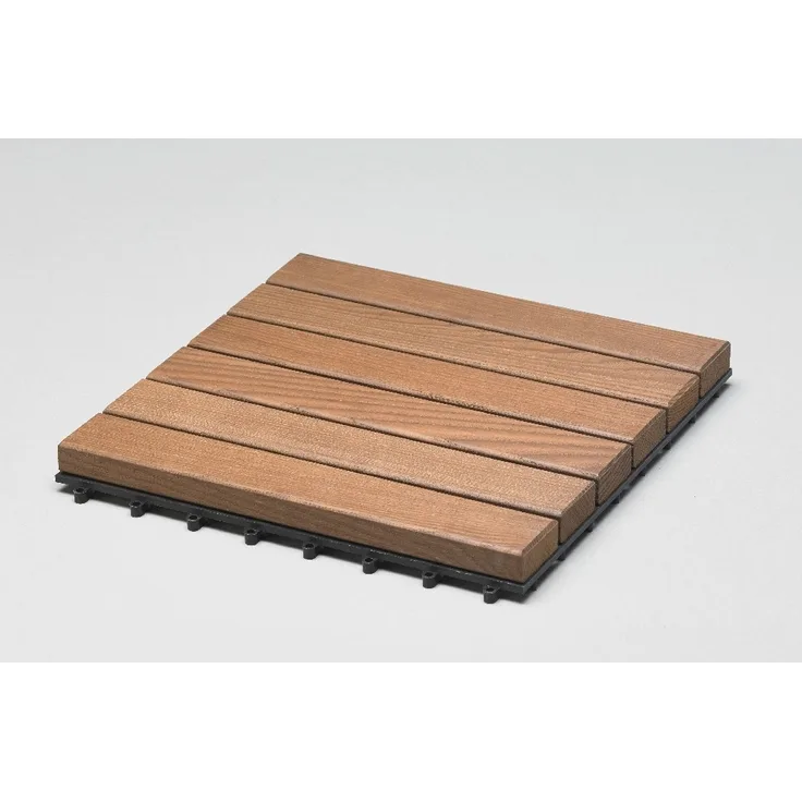 Holzfliesen Thermoesche 30 x 30 x 3,1 cm