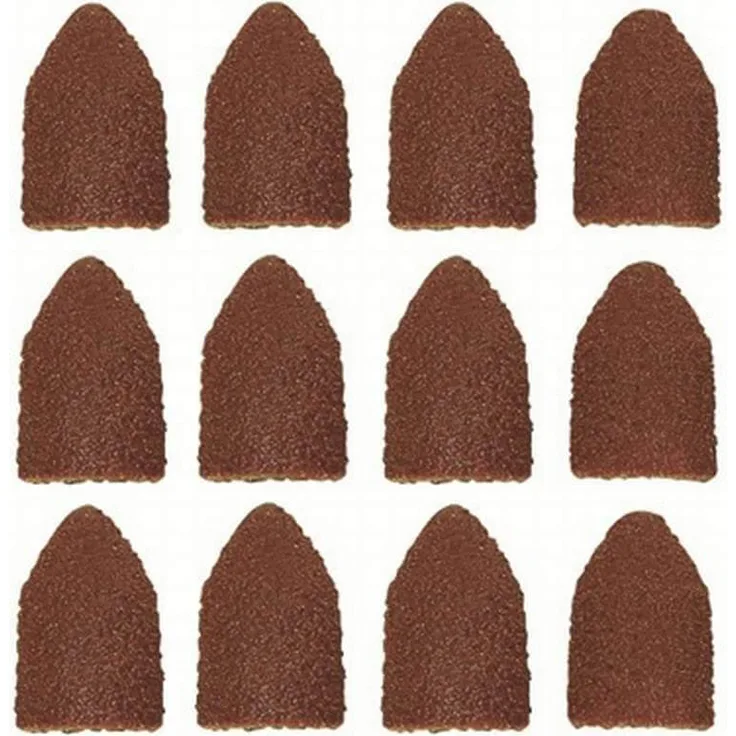 Proxxon 28989 Ersatzschleifkappen je 5 Stück K80+150, rostrot