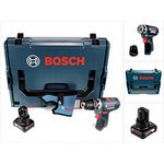 Bosch Professional GSR 12V-15 FC Akku-Bohrschrauber FlexiClick (1 x 4,0 Ah) in L-Boxx