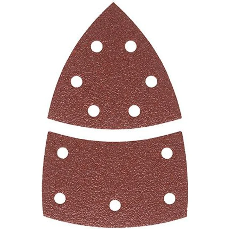 Bosch Schleifblatt (10 Stück, für Farbe, Lack, Hart--Weichholz, Spanplatten, Metall, Rost, Zubehör für Multischleifer) – Bild 1