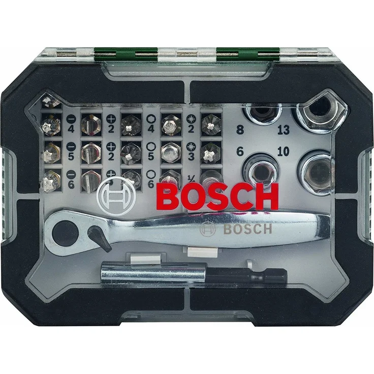 Bosch 26tlg. Schrauberbit- und Ratschen-Set (Extra harte Qualität, Zubehör Bohrschrauber und Schraubendreher) – Bild 3