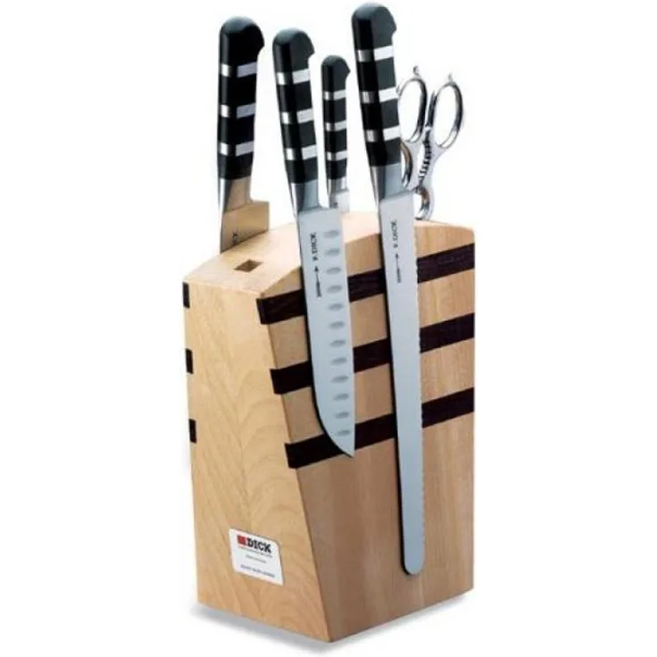 Dick Magnetmesserblock mit Bestückung, Serie 1905