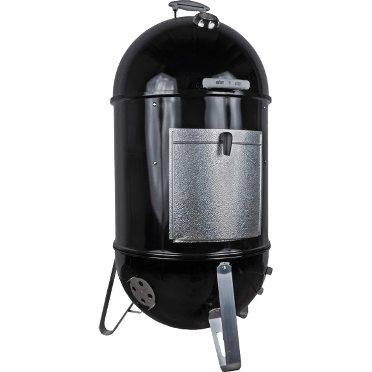 Weber Smokey Mountain Cooker 57 cm, 10 Personen schwarz 2 Ebenen für Räuchern und Grillen – Bild 2