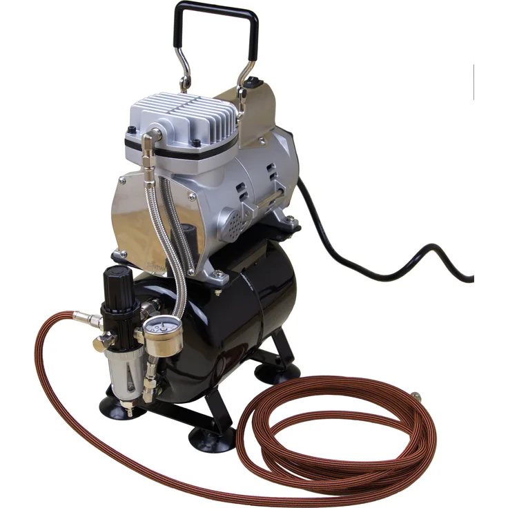 Sparmax TC-610H-n Airbrush Kompressor mit Tank