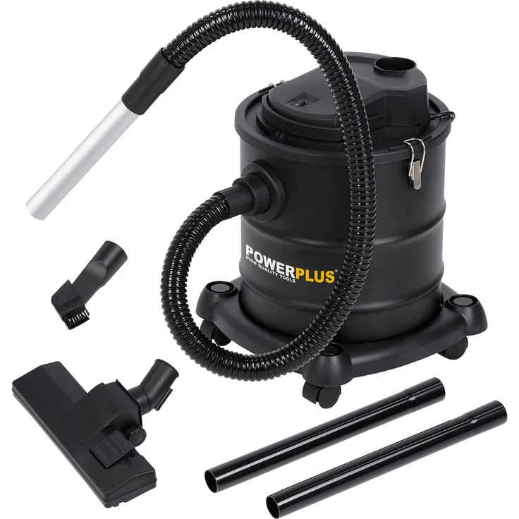 POWER plus PowerPlus Aschesauger POWX308, Schwarz, 20 Liter – Bild 1