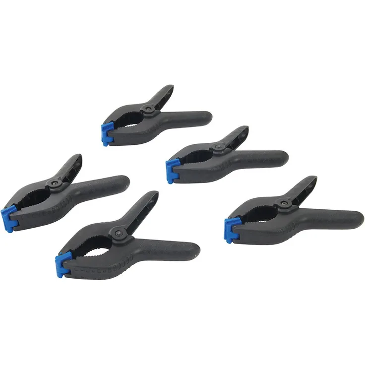 Silverline 250150 Federzwingen, 5er-Pckg. 160-mm-Backen