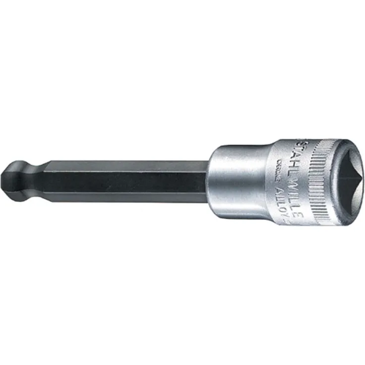 Stahlwille 1/2" INHEX-Schraubendrehereinsatz Abtriebssechskant 6mm L.100mm 3280006