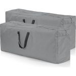 Prima Garden Polster-Aufbewahrungstasche, ca. 125 x 50 x 32 cm, 2er-Set