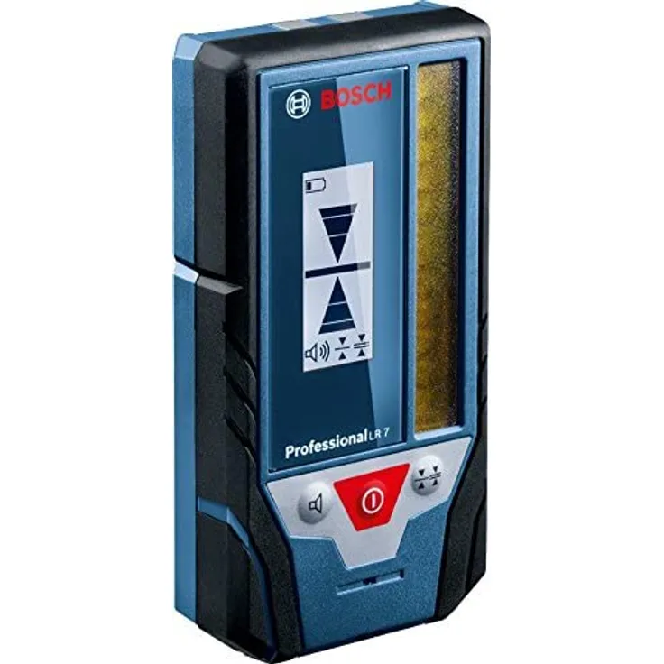 Bosch Professional LR 7 Laser Empfänger Reichweite 50 m (für Messwerkzeuge, Reichweite: 5-50 m, in Schutztasche)