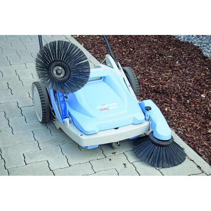 Kränzle Colly 800 50079 Handkehrmaschine max. Flächenleistung 2.000 m²/h Arbeitsbreite 80 cm Behältervolumen 30 Liter 19 kg Kehrmaschine – Bild 3