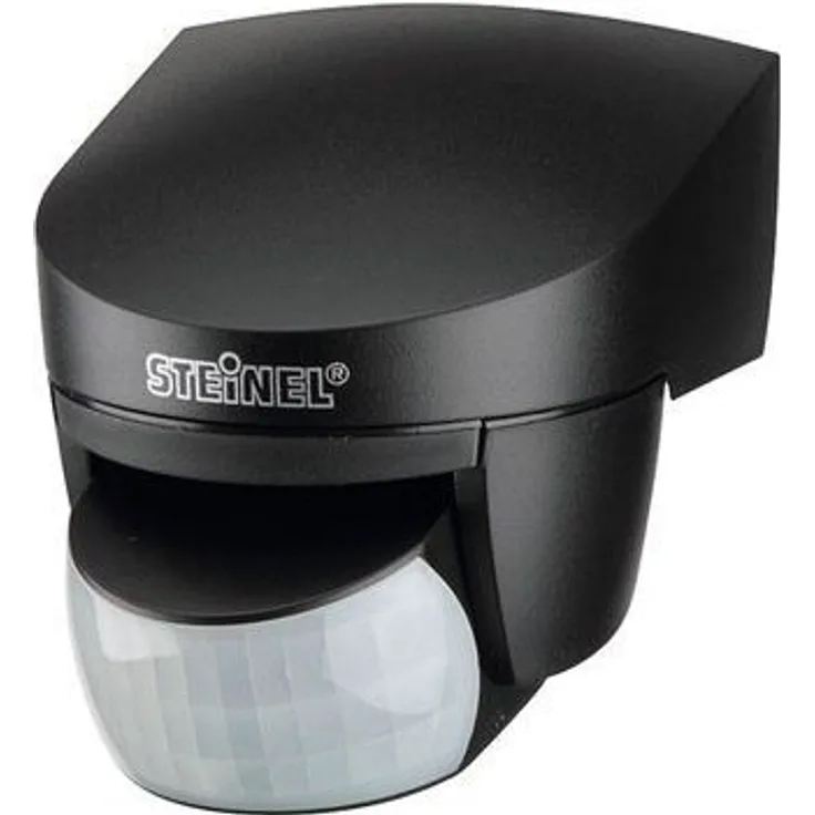 Steinel Bewegungsmelder IS 140-2 schwarz, 140° Erfassung, 14 m Reichweite, Innen/ Außen, 1000 W Schaltlast