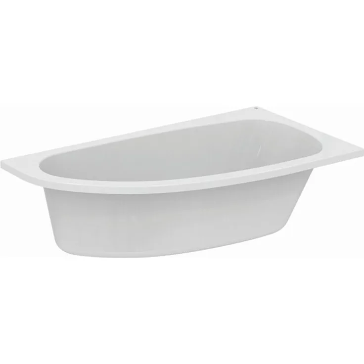 Ideal Standard HOTLINE NEU Raumspar-Badewanne 1600x900x465mm asymmetrisch rechts weiß K275701