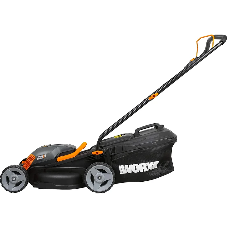 Worx 40V - 2 x 20V-4.0Ah Max Li-Ion 34 cm Akku-Rasenmäher WG779E.1, 30 l Fangkorbvolumen PowerShare – Bild 2
