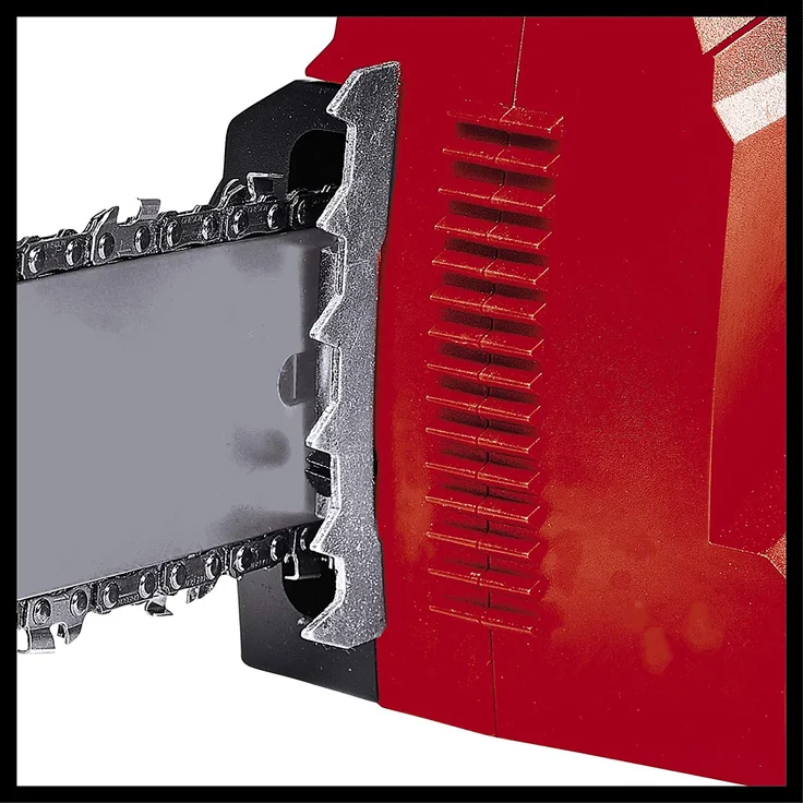 Einhell Akku-Kettensäge GE-LC 18 Li Kit Power X-Change - Li-Ion, 18V, 25 cm Schwertlänge, Rückschlagschutz, Kettenfangbolzen, inkl. 3,0 Ah-Akku und Schnellladegerät – Bild 2