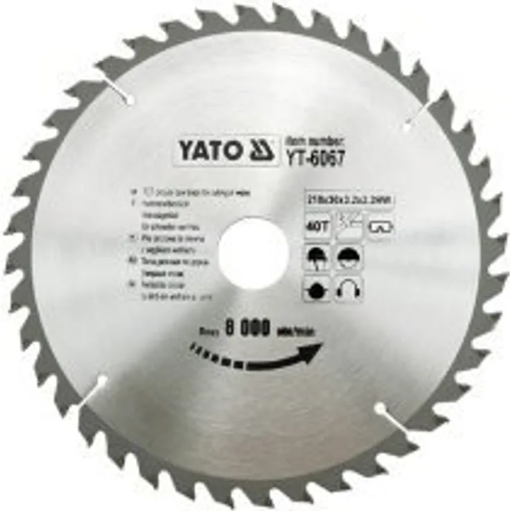 TCT BLADE FOR WOOD 210X40TX30MM