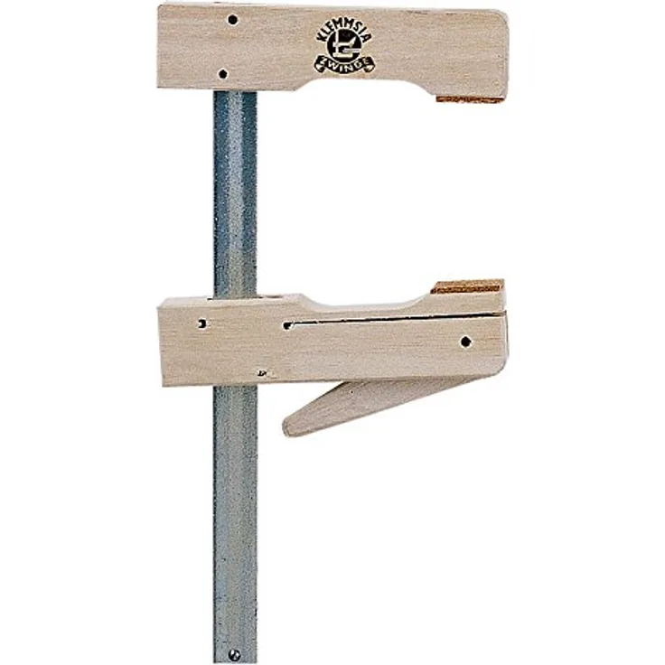DÜNNEMANN Klemmsia-Zwinge aus Weißbuchenholz Spannweite 200 mm, Ausladung 195 mm, 0200