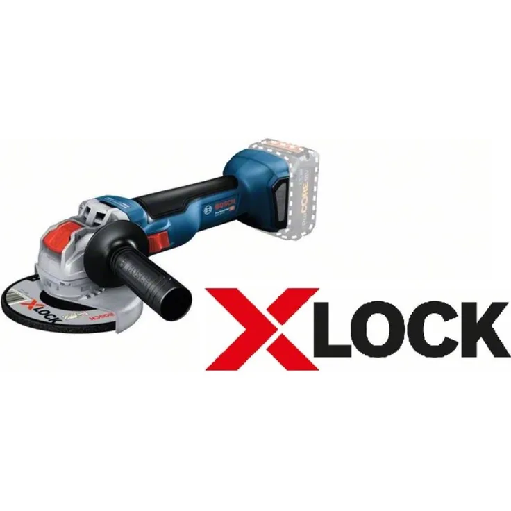 Bosch Professional 125mm X-LOCK Akku-Winkelschleifer GWX 18V-10, ohne Akku ohne Ladegerät im Karton 125 mm Akku